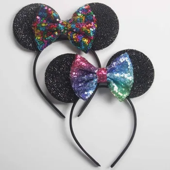 12PC new arrival Minnie Mouse Ears Hairbands Sequin Bowknot Headband for Girls mouse headband Children Hair Accessories
12PC new arrival Minnie Mouse Ears Hairbands Sequin Bowknot Headband for Girls mouse headband Children Hair Accessories
