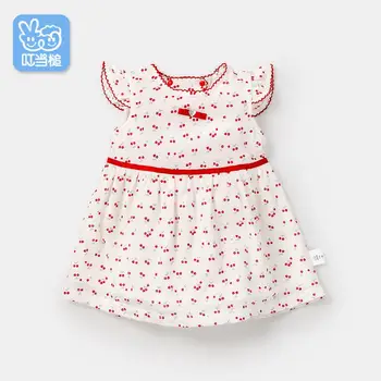 Summer Toddler Baby Girls Cute cherry Open back dress Organic Cotton A-line Dress 0-4Years
Summer Toddler Baby Girls Cute cherry Open back dress Organic Cotton A-line Dress 0-4Years