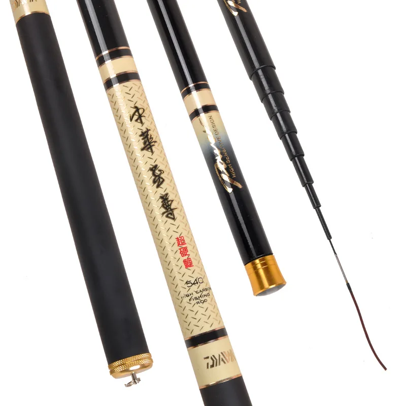 

Hard 3.6m/4.5m/5.4m/6.3m/7.2m/8m Fly Fishing Rod Stream Hand Pole Carbon Fiber Casting Telescopic Fishing Rods Fishing Tackle