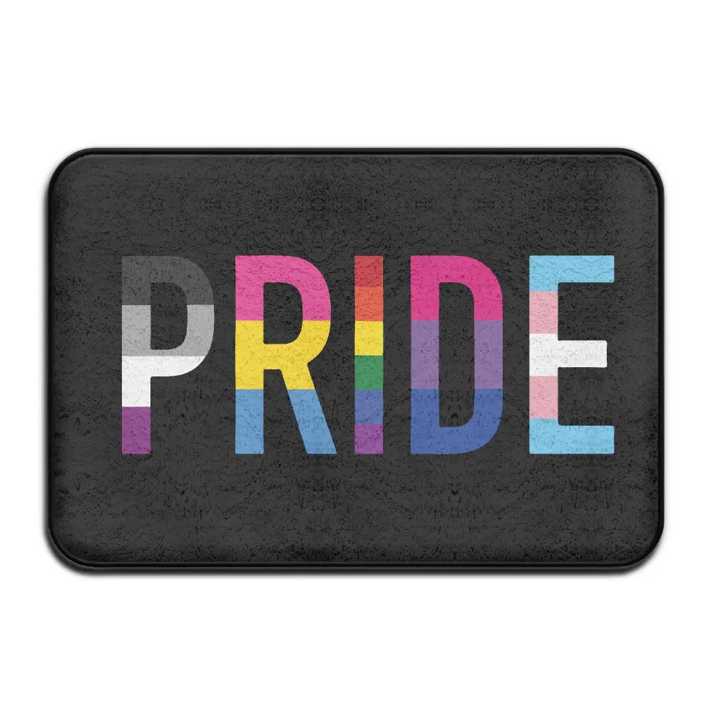 Pride LGBT Entry Way Floor Mat Top Fabric Non-Slip Rubber Backing Entryways Carpet 23"x15" Doormat
Pride LGBT Entry Way Floor Mat Top Fabric Non-Slip Rubber Backing Entryways Carpet 23"x15" Doormat