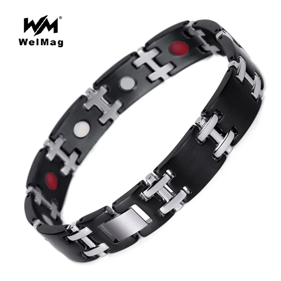 WelMag 2017 Fashion Magnetic Stainless Steel Bracelets & Bangles For Men Adjustable Size Bio Energy Bangles Healing FIR Jewelry
WelMag 2017 Fashion Magnetic Stainless Steel Bracelets & Bangles For Men Adjustable Size Bio Energy Bangles Healing FIR Jewelry