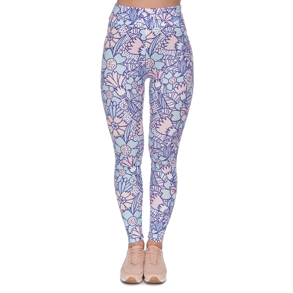 Fashion High Waist Legging Pastel Flowers Cartoon Printing Women Leggings Fitness Flexibility Woman Pants
Fashion High Waist Legging Pastel Flowers Cartoon Printing Women Leggings Fitness Flexibility Woman Pants