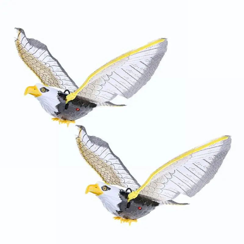 Electric Plastic Sound Wing Flying Eagle Toy Battery Power Kid