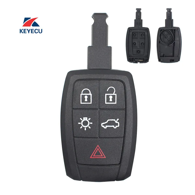 KEYECU Replacement Remote Car Key Shell Case Fob 5 Button for Volvo C30 C70 S40 V50 2008-2011 FCC ID: KR55WK49259
KEYECU Replacement Remote Car Key Shell Case Fob 5 Button for Volvo C30 C70 S40 V50 2008-2011 FCC ID: KR55WK49259