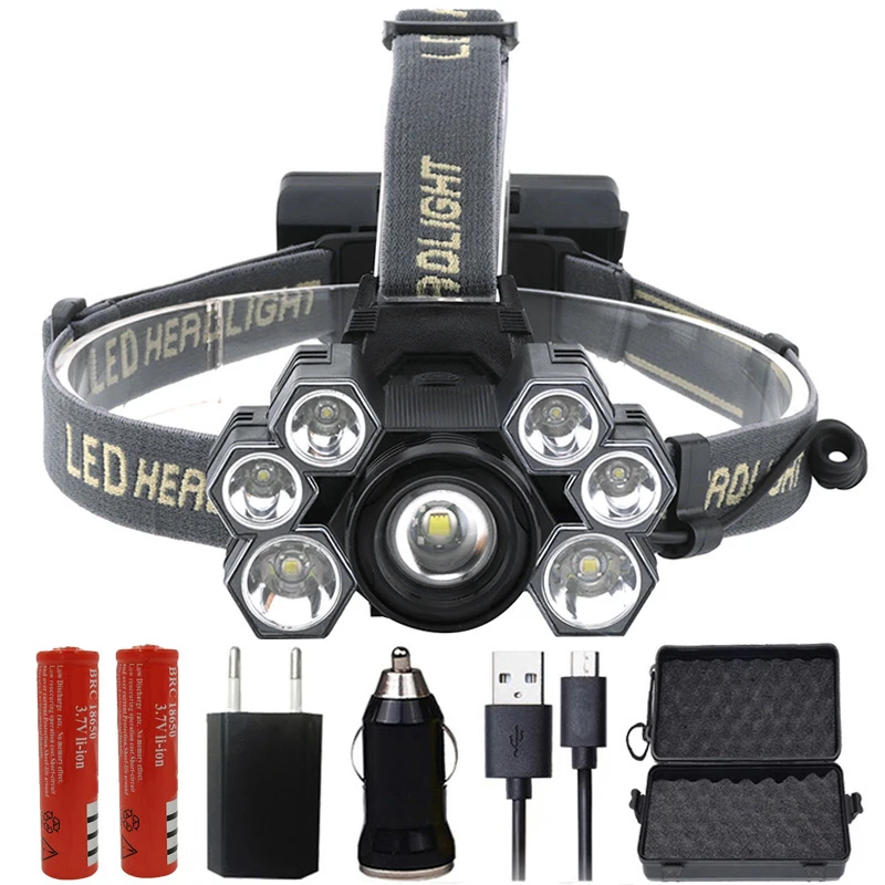Z20 4101 7 Led Headlamp 3* XML T6+4*XPE led Headlight zoom head lamp flashlight Head Light Torch lanterna For Camping
Z20 4101 7 Led Headlamp 3* XML T6+4*XPE led Headlight zoom head lamp flashlight Head Light Torch lanterna For Camping