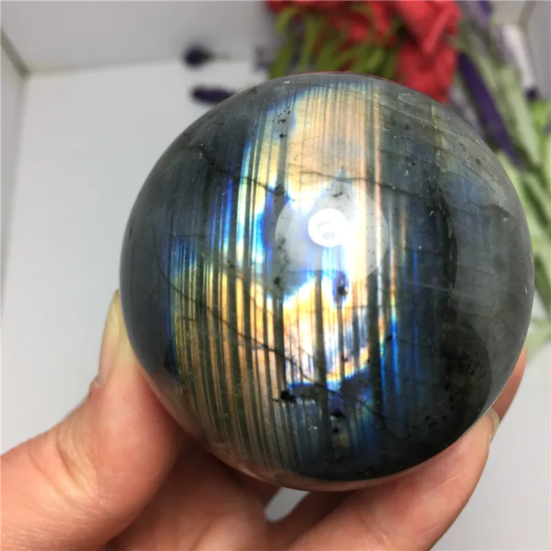 55-60mm Beautiful Natural Labradorite Crystal Sphere Ball Gemstone Great for Meditation Home Decoration Chakra Reiki Stone
55-60mm Beautiful Natural Labradorite Crystal Sphere Ball Gemstone Great for Meditation Home Decoration Chakra Reiki Stone