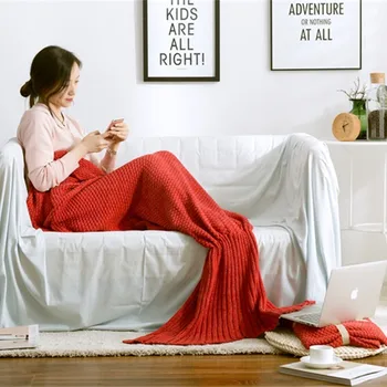 100% Cotton Knitted Mermaid Tail Blanket for Kids and Adults Soft and Comfortable Sleeping Bags Casual Nap Blanket Birthday Gift
100% Cotton Knitted Mermaid Tail Blanket for Kids and Adults Soft and Comfortable Sleeping Bags Casual Nap Blanket Birthday Gift