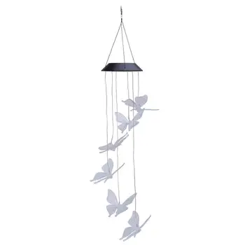 WINOMO Color Changing Solar Butterfly Wind Chimes LED Mobiles Hanging Decor Waterproof Auto Light Sensor for Patio Garden
WINOMO Color Changing Solar Butterfly Wind Chimes LED Mobiles Hanging Decor Waterproof Auto Light Sensor for Patio Garden
