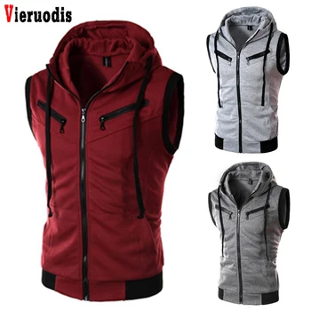 Men Vest Plus Size XXXL Male Sleeveless Jacket Zipper Pocket Gilet Casual Cotton Men Fashion Brand Solid Color Hooded Waistcoat
Men Vest Plus Size XXXL Male Sleeveless Jacket Zipper Pocket Gilet Casual Cotton Men Fashion Brand Solid Color Hooded Waistcoat