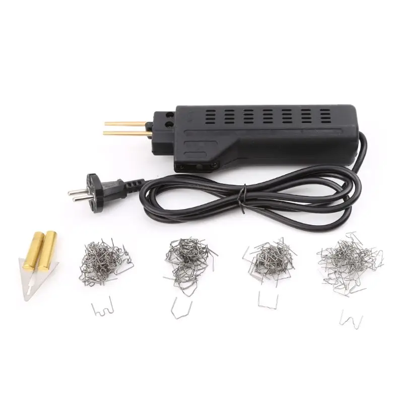 Car Bumper Weld Repair Kit Hot Stapler Plastic Repairing Set Welder Gun & Smoothing Iron & 200pcs Staples
Car Bumper Weld Repair Kit Hot Stapler Plastic Repairing Set Welder Gun & Smoothing Iron & 200pcs Staples