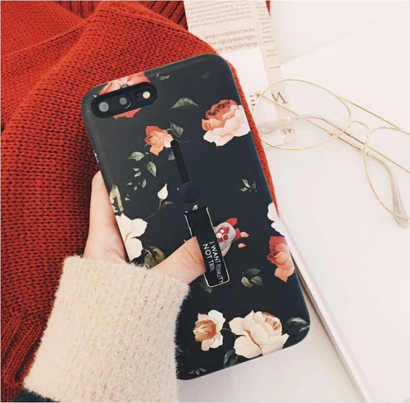 Fashion Pink Rose Vintage Art Retractable Ring Metal Invisible Bracket cover case for iphone 6 7 8 plus X XR XS MAX phone cases
Fashion Pink Rose Vintage Art Retractable Ring Metal Invisible Bracket cover case for iphone 6 7 8 plus X XR XS MAX phone cases