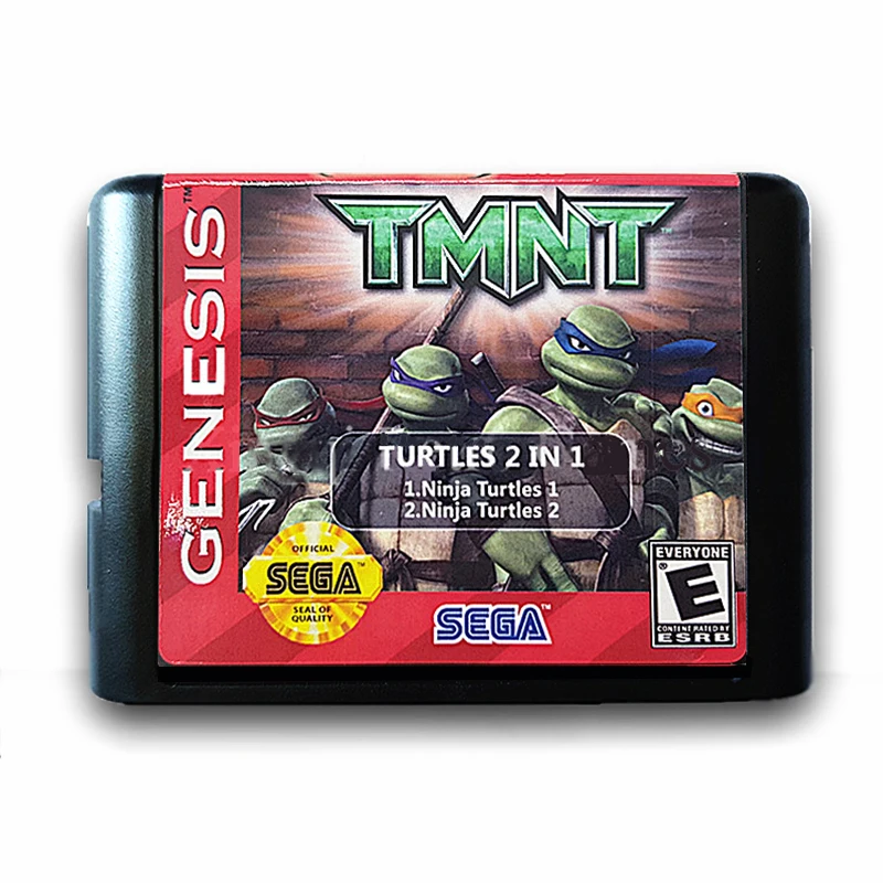 Nijia Turtles 1 2 Save File 16 bit Game Cartridge for Sega for MegaDrive Genesis PAL and NTSC Video Console
Nijia Turtles 1 2 Save File 16 bit Game Cartridge for Sega for MegaDrive Genesis PAL and NTSC Video Console