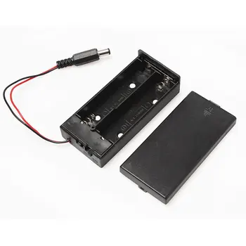 20PCS/lot New Arrival 2*18650 Battery Box Case Holder Series Battery Storage Box Switch&Cover DC Plug Size 84*42*22mm
20PCS/lot New Arrival 2*18650 Battery Box Case Holder Series Battery Storage Box Switch&Cover DC Plug Size 84*42*22mm
