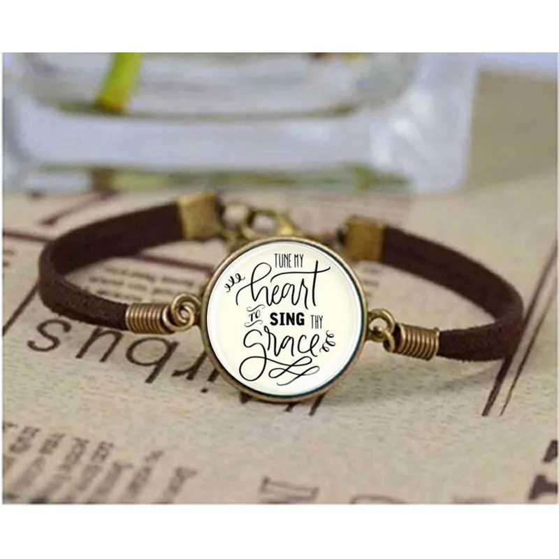 Tune My Heart To Sing Thy Grace bracelet Hymn bracelet Hymn bracelets Inspirational Gift Christian Jewelry Bangle
Tune My Heart To Sing Thy Grace bracelet Hymn bracelet Hymn bracelets Inspirational Gift Christian Jewelry Bangle