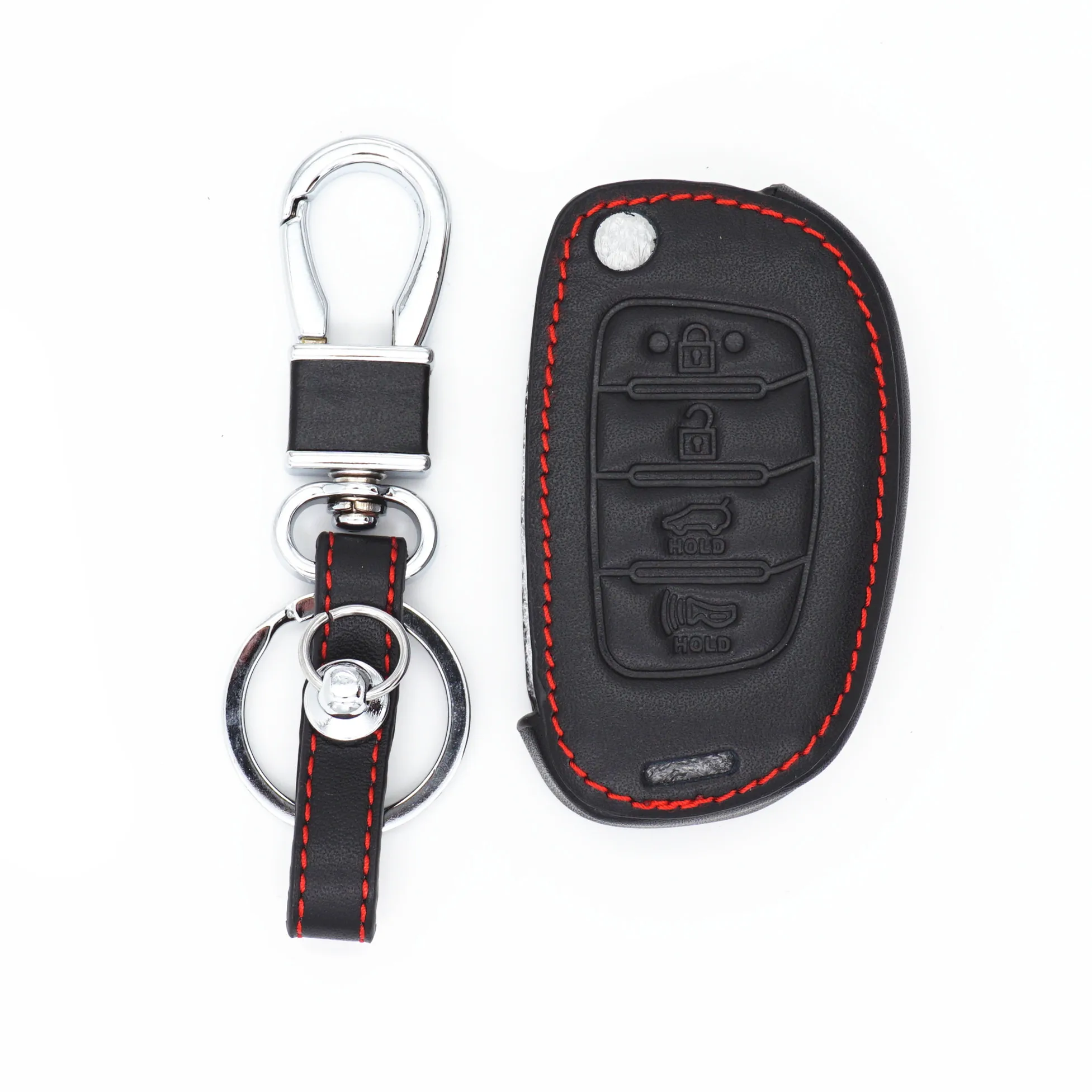 WFMJ Genuine Leather 4 Buttons Assesories Flip Smart Remote Key Chain Cover Case For Hyundai Santa Fe XL Sonata Tucson ix45
WFMJ Genuine Leather 4 Buttons Assesories Flip Smart Remote Key Chain Cover Case For Hyundai Santa Fe XL Sonata Tucson ix45