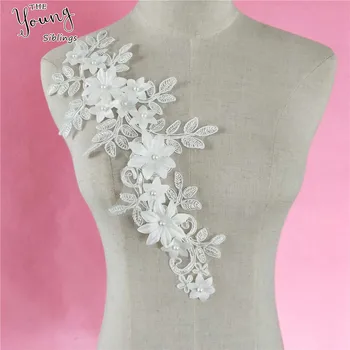 Women's Fashion white pearl 3D Floral Lace collar Beautiful Applique Lace neckline DIY clothing accessory Craft 1pc sell YL1144
Women's Fashion white pearl 3D Floral Lace collar Beautiful Applique Lace neckline DIY clothing accessory Craft 1pc sell YL1144