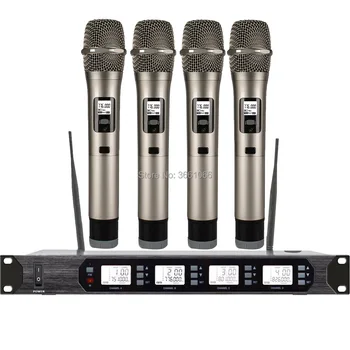 MiCWL Audio Digital Wireless Handheld Stage Performance Microphone System A B C D 4 x 100 Channel frequency adjustable
MiCWL Audio Digital Wireless Handheld Stage Performance Microphone System A B C D 4 x 100 Channel frequency adjustable