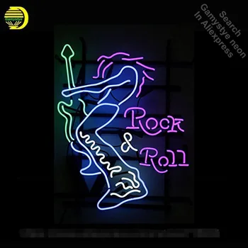 Neon Sign Rock and Roll Guitaris Neon Light Sign Beer Pub Restaurant Home Display Arcade signs handcraft Sign Publicidad 24x20
Neon Sign Rock and Roll Guitaris Neon Light Sign Beer Pub Restaurant Home Display Arcade signs handcraft Sign Publicidad 24x20