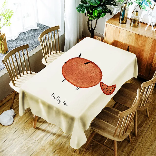 Tablecloth Cartoon Animal Print Oilproof Heat Insulation Square Rectangular Dining Table Kitchen Home Decor Table Cover ZM189
Tablecloth Cartoon Animal Print Oilproof Heat Insulation Square Rectangular Dining Table Kitchen Home Decor Table Cover ZM189