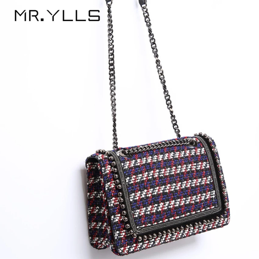 Fashion Multicolor Chain Bag Women Handbags Casual Rivet Lattice Stripe Shoulder Bags Lady Messenger Bags Female Crossbody Bags
Fashion Multicolor Chain Bag Women Handbags Casual Rivet Lattice Stripe Shoulder Bags Lady Messenger Bags Female Crossbody Bags