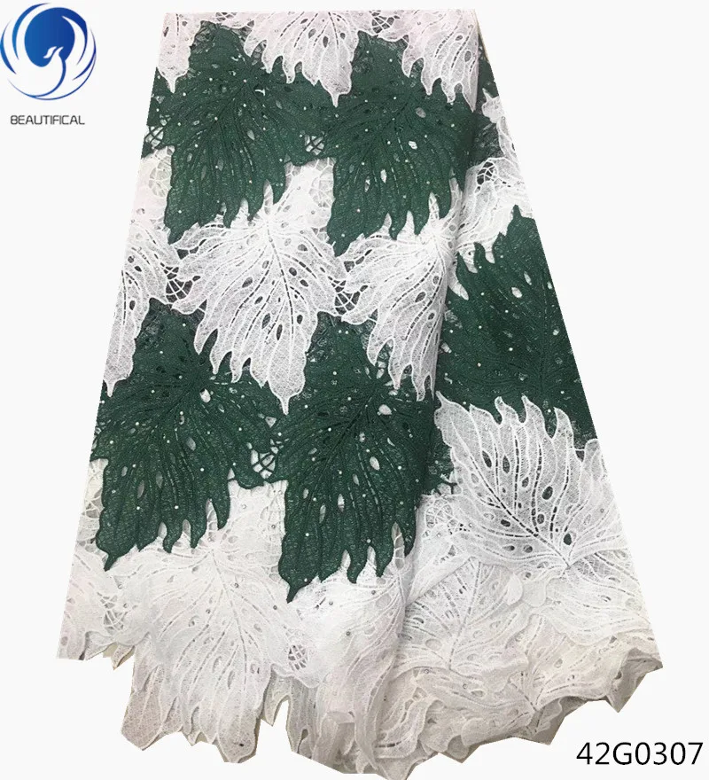 Beautifical green colour guipure lace african guipure laces latest 5yards/piece guipure cord lace fabric 2018 high quality 42G03
Beautifical green colour guipure lace african guipure laces latest 5yards/piece guipure cord lace fabric 2018 high quality 42G03