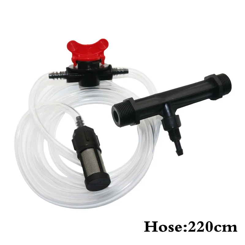 Automatic Fertilizer Kit 1/2' Or 3/4' Venturi Tube Irrigation Water Hose With Flow Control Switch & Metal mesh filter 4 Pcs
Automatic Fertilizer Kit 1/2' Or 3/4' Venturi Tube Irrigation Water Hose With Flow Control Switch & Metal mesh filter 4 Pcs