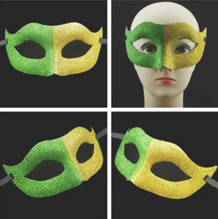 Fans Carnival Glitter Ball Mask Funny Fancy Dress Stage Do Fun Joker Men Women Half Face Masks party props yellow green favors
Fans Carnival Glitter Ball Mask Funny Fancy Dress Stage Do Fun Joker Men Women Half Face Masks party props yellow green favors