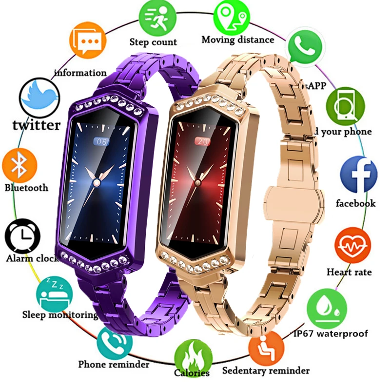 B78 Smart Watch Women Fitness Bracelet Heart Rate Tracker Monitor Pedometer Blood Pressure Oxygen Smartwatch Gift for Girlfriend
B78 Smart Watch Women Fitness Bracelet Heart Rate Tracker Monitor Pedometer Blood Pressure Oxygen Smartwatch Gift for Girlfriend