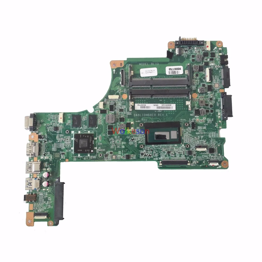 SHELI FOR Toshiba Satellite L50-B Laptop Motherboard W/ I3-4025U CPU A000301920 DABLIDMB8E0 DDR3 Test Oke
SHELI FOR Toshiba Satellite L50-B Laptop Motherboard W/ I3-4025U CPU A000301920 DABLIDMB8E0 DDR3 Test Oke