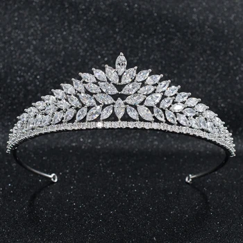 Cubic Zirconia Wedding Bridal Tiara Crown Women Girl Prom Hair Jewelry Accessories Real Platinum Plated CH10278
Cubic Zirconia Wedding Bridal Tiara Crown Women Girl Prom Hair Jewelry Accessories Real Platinum Plated CH10278