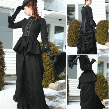 1860S Victorian Corset Gothic/Civil War Southern Belle Ball Gown Dress Halloween dresses US 4-16 V-1264
1860S Victorian Corset Gothic/Civil War Southern Belle Ball Gown Dress Halloween dresses US 4-16 V-1264