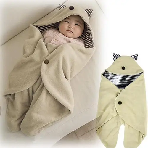 

baby parisarc blanket Infant hoodie Swaddle Swaddling sleeping bag cart stroller sack Newborn envelop autumn winter Sleepsacks