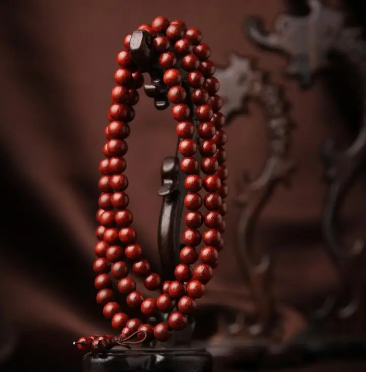 Chinese Wood Carved Red Sandalwood Hand String 108 High Oil Zambian Blood Sandalwood Beads Exquisite Hand Strings Bracelet
Chinese Wood Carved Red Sandalwood Hand String 108 High Oil Zambian Blood Sandalwood Beads Exquisite Hand Strings Bracelet