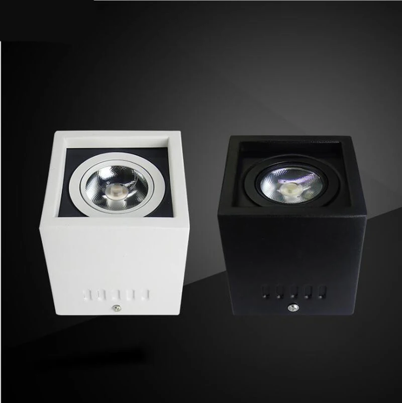 6PCS/LOT Square COB LED Downlights 7W 10W 15W 20W 30W Surface Mounted LED Ceiling Lamps Spot Light LED Downlights AC85V-265V
6PCS/LOT Square COB LED Downlights 7W 10W 15W 20W 30W Surface Mounted LED Ceiling Lamps Spot Light LED Downlights AC85V-265V