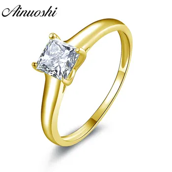 AINUOSHI Classic Square Solitaire Ring 14K Solid White/Yellow Gold Band Princess Cut Sona Diamond Wedding Engagement Women Ring
AINUOSHI Classic Square Solitaire Ring 14K Solid White/Yellow Gold Band Princess Cut Sona Diamond Wedding Engagement Women Ring