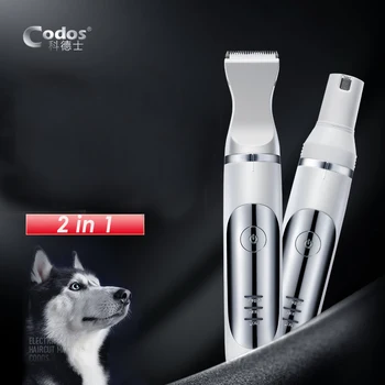 2019 New 2 in 1 Pet Dog Cat Hair Trimmer Paw Nail Grinder Grooming Clippers Nail Cutter Hair Cutting Machine Codos CP-3500
2019 New 2 in 1 Pet Dog Cat Hair Trimmer Paw Nail Grinder Grooming Clippers Nail Cutter Hair Cutting Machine Codos CP-3500