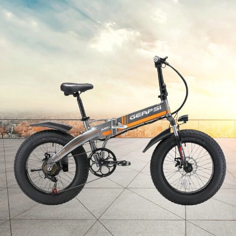 ELECTRIC bike 20-inch 36v 350W 7-speed aluminum folding electric vehicle snowmobile large tire | Автомобили и мотоциклы