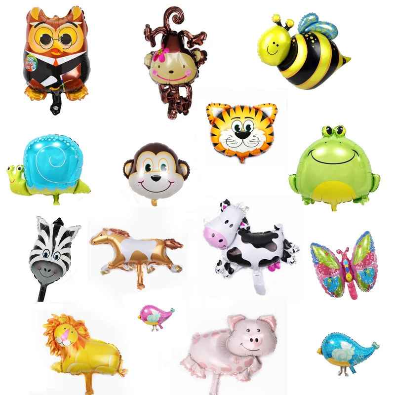 1pc Bee Ladybug Mini Owl Snails Butterfly Tiger Foil Balloons Kids Birthday Theme Toys Baby Shower Party Supplies
1pc Bee Ladybug Mini Owl Snails Butterfly Tiger Foil Balloons Kids Birthday Theme Toys Baby Shower Party Supplies