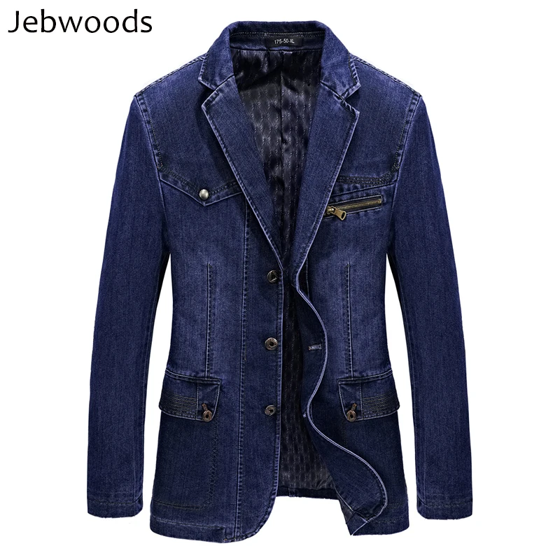 Denim Jacket Men Spring Blazer Suits Jacket Mens Business Leisure Suits Cowboy Westerner Male Jeans Coat Multi Pocket Size L~4XL
Denim Jacket Men Spring Blazer Suits Jacket Mens Business Leisure Suits Cowboy Westerner Male Jeans Coat Multi Pocket Size L~4XL