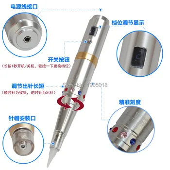 Top quality 5-speed Permanent Adjustable tattoo Gun wireless Device Makeup Machine Pen Eyebrow Makeup&Lip Rotary Tattoo Machine
Top quality 5-speed Permanent Adjustable tattoo Gun wireless Device Makeup Machine Pen Eyebrow Makeup&Lip Rotary Tattoo Machine