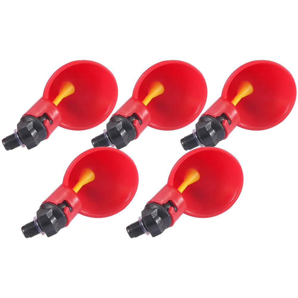 5Pc Chicken Hen Automatic Drinker Coop Feed Poultry Water Drinking Cups Plastic Poultry Bird Feeders Breeding Equipment
5Pc Chicken Hen Automatic Drinker Coop Feed Poultry Water Drinking Cups Plastic Poultry Bird Feeders Breeding Equipment