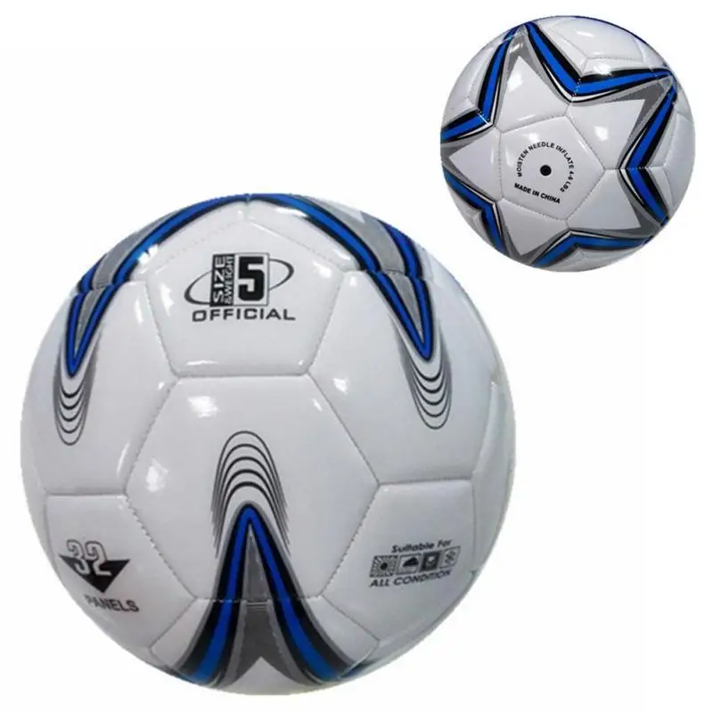 Image Football Seemless Match Training Soccer Ball Official Size 5 Football Ball PU Granule Slip resistant soccer
