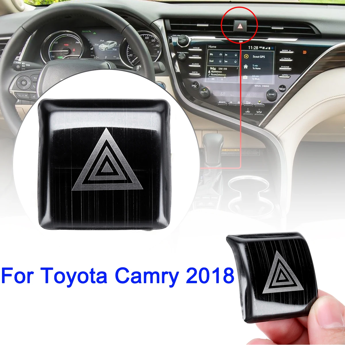 Stainless Steel Stainless Lndoor Emergency Light Switch Decor Cover Trim For Toyota Camry 2018
Stainless Steel Stainless Lndoor Emergency Light Switch Decor Cover Trim For Toyota Camry 2018