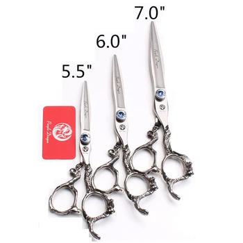50Pcs 5.5" 6" 7" 440C Wholesale Purple Dragon Barber Scissors Cutting Scissors Thinning Shears Profrssional Hair Scissors Z9100 
50Pcs 5.5" 6" 7" 440C Wholesale Purple Dragon Barber Scissors Cutting Scissors Thinning Shears Profrssional Hair Scissors Z9100