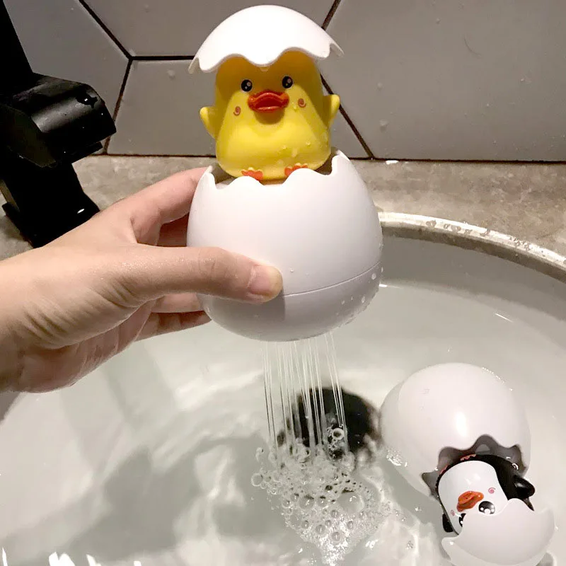Baby bath toy children cute duck penguin egg spray water bathroom sprayer shower water swimming toys gifts for children
Baby bath toy children cute duck penguin egg spray water bathroom sprayer shower water swimming toys gifts for children