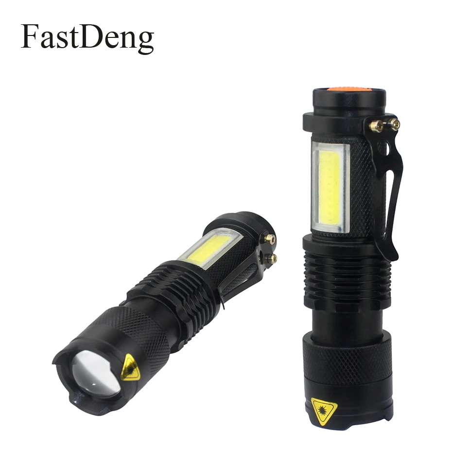 Hard Light LED Q5 Flashlight 4 Modes Portable Mini Flashlights Zoom Waterproof Torch For Emergency Lighting Use 14500/AA Battery
Hard Light LED Q5 Flashlight 4 Modes Portable Mini Flashlights Zoom Waterproof Torch For Emergency Lighting Use 14500/AA Battery