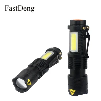 

Hard Light LED Q5 Flashlight 4 Modes Portable Mini Flashlights Zoom Waterproof Torch For Emergency Lighting Use 14500/AA Battery