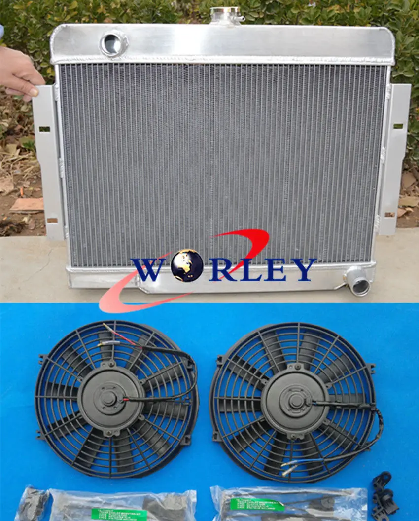 FOR 72-86 Jeep CJ CJ5 CJ7 V8 Chevy Engine Conversion Aluminum Radiator + 2* FAN
FOR 72-86 Jeep CJ CJ5 CJ7 V8 Chevy Engine Conversion Aluminum Radiator + 2* FAN