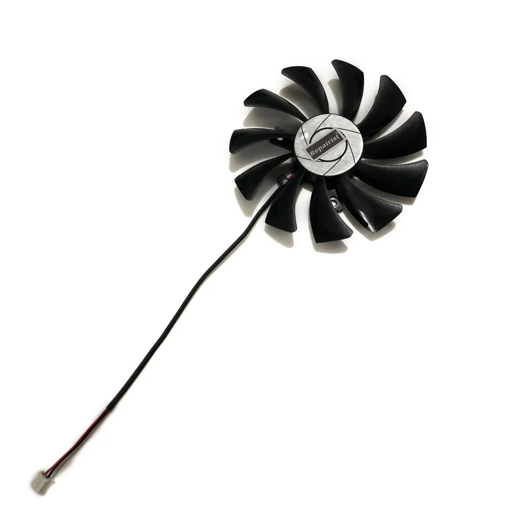 Кулер для графической карты MSI Geforce GTX 1050Ti 4G OC 85 мм 0 57a 2Pin GTX1050Ti 1050 2G GPU VGA охлаждение в