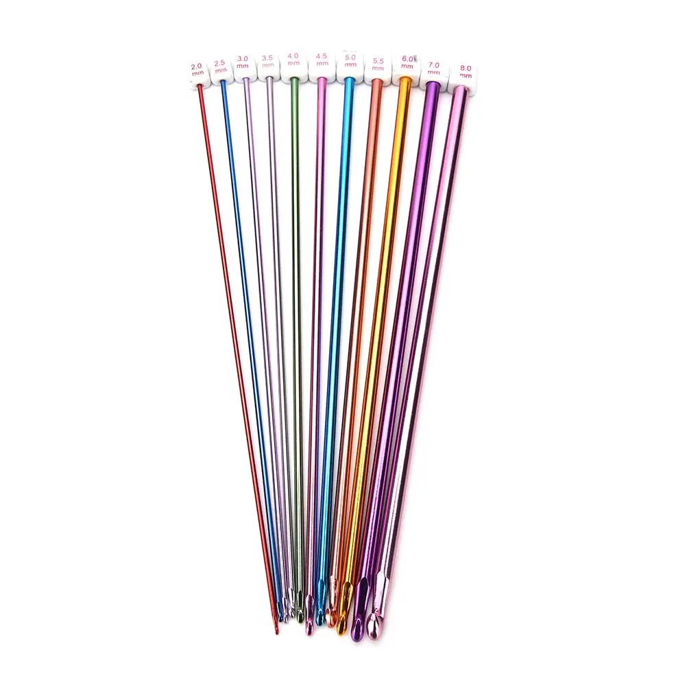 11 Pcs Sewing Needles Multicolour Aluminum Tunisian/Afghan Style Single Pointed Yarn Weave Craft Crochet Hooks Needles 2-8mm
11 Pcs Sewing Needles Multicolour Aluminum Tunisian/Afghan Style Single Pointed Yarn Weave Craft Crochet Hooks Needles 2-8mm